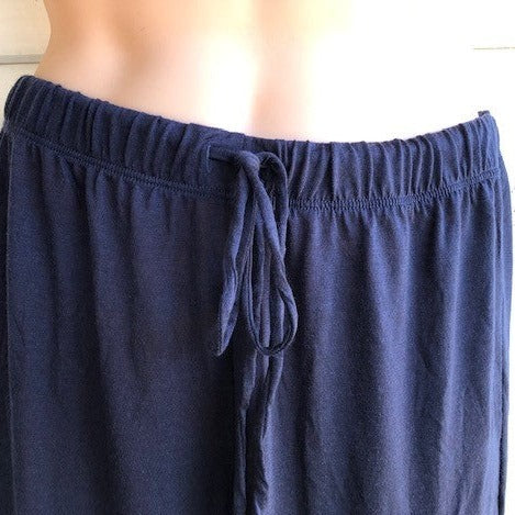 drawstring and band Merino sleep and lounge pants