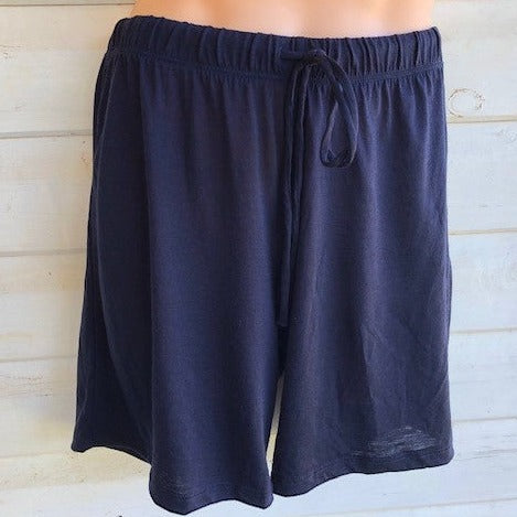 Sleepy Merino shorts navy