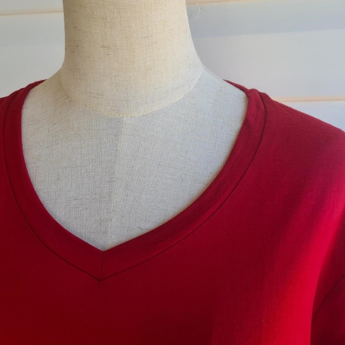 vee neckline Sleepy Merino tee