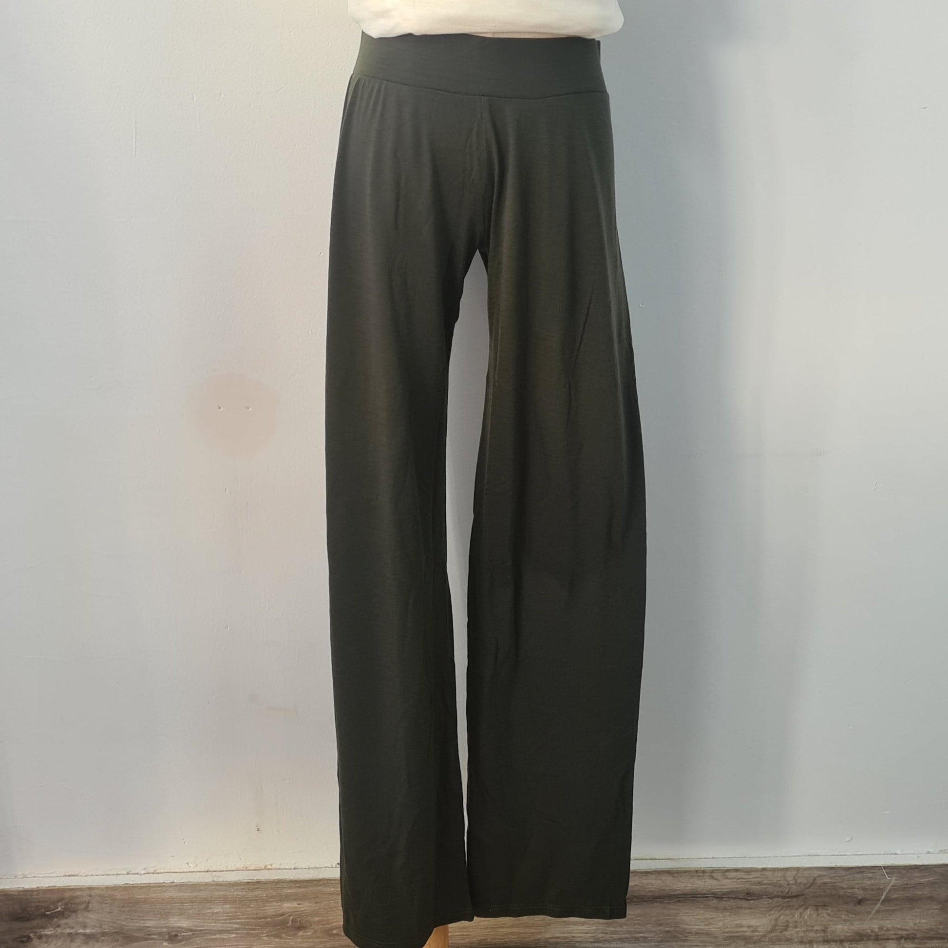 black merino pajama pants