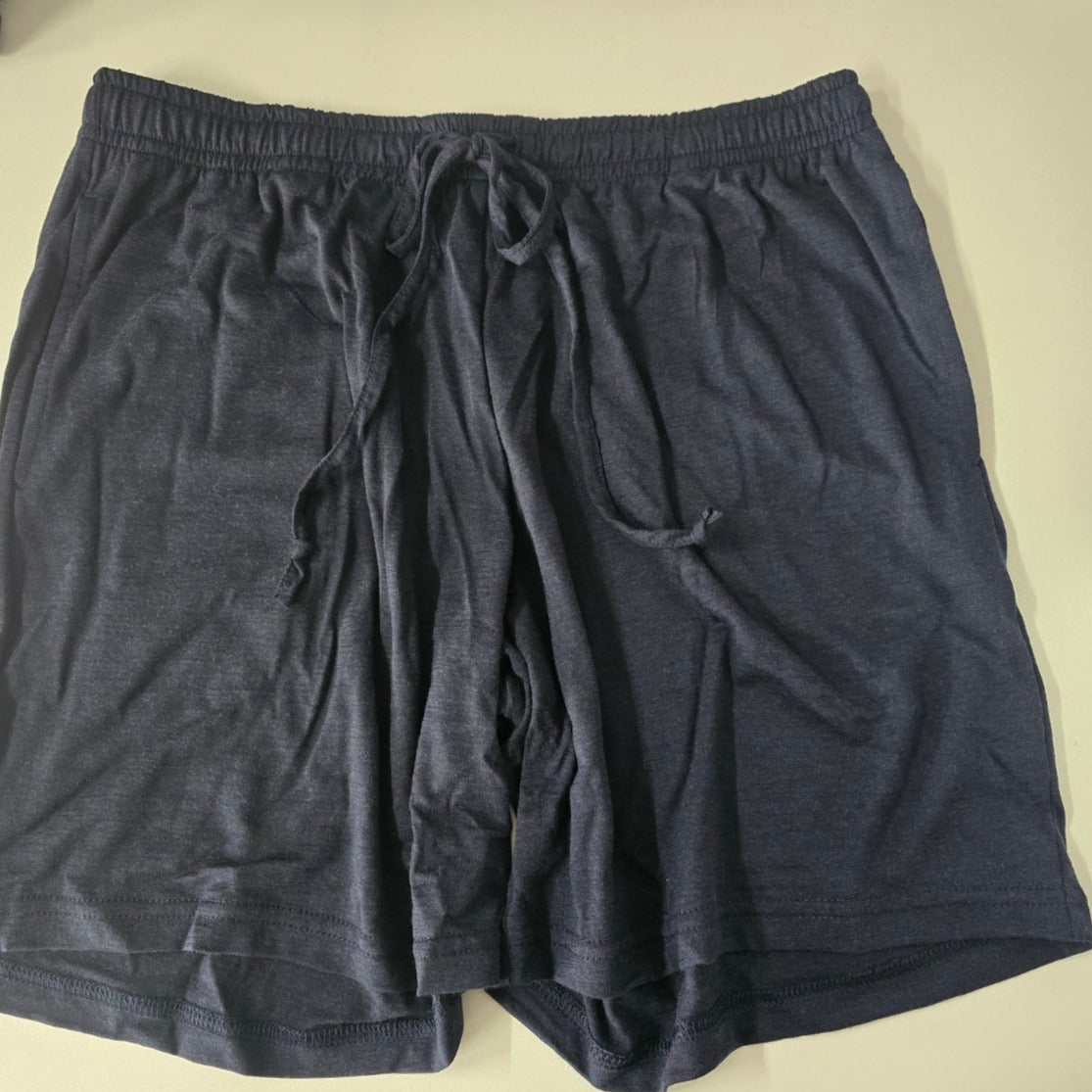 Unisex Shorts | 100% Merino Wool Navy with POCKETS