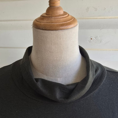 comfortable loose cowl neck 