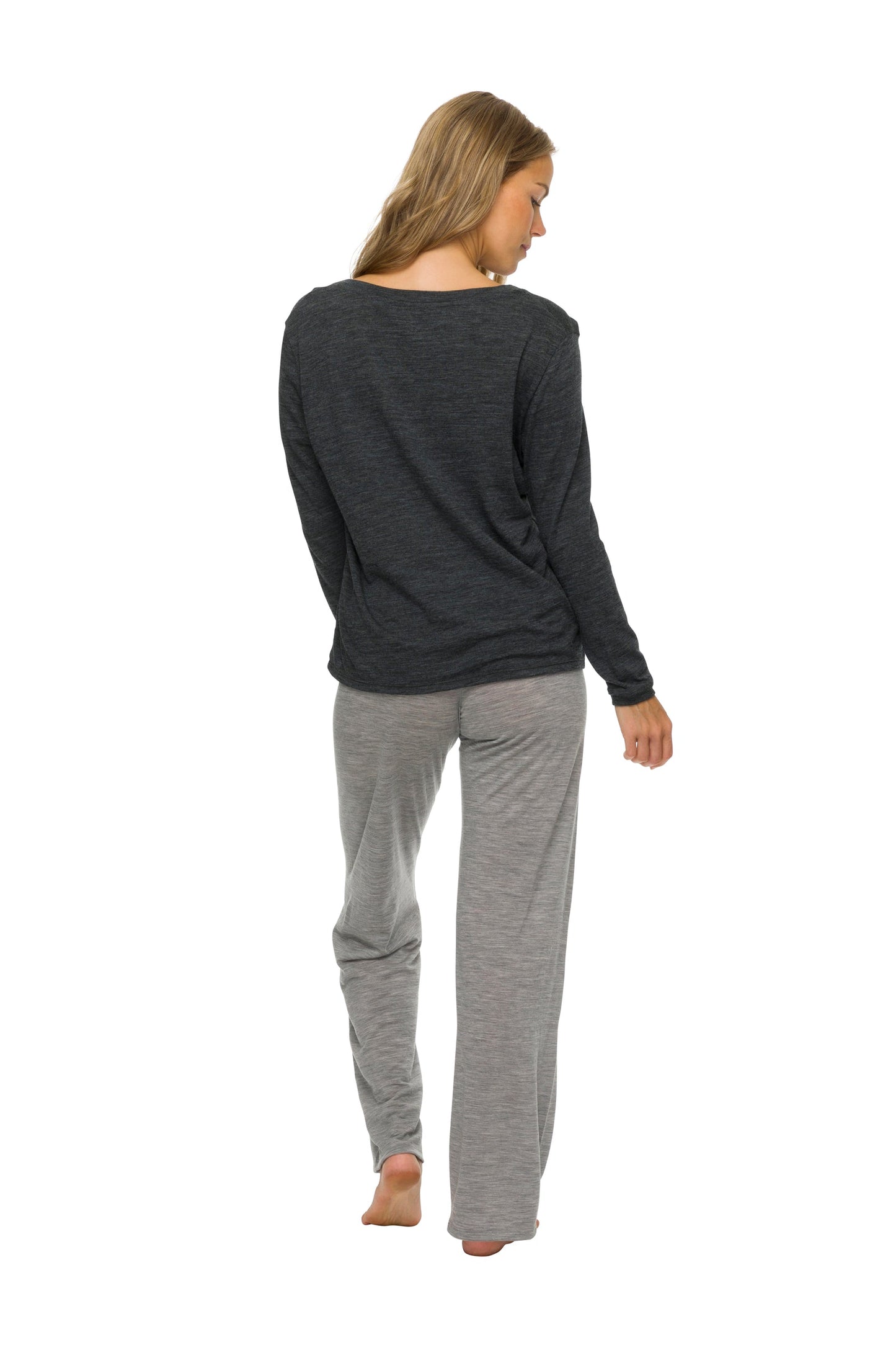 Women's Sleep Pants | 100% Merino Wool Grey Marle SALE