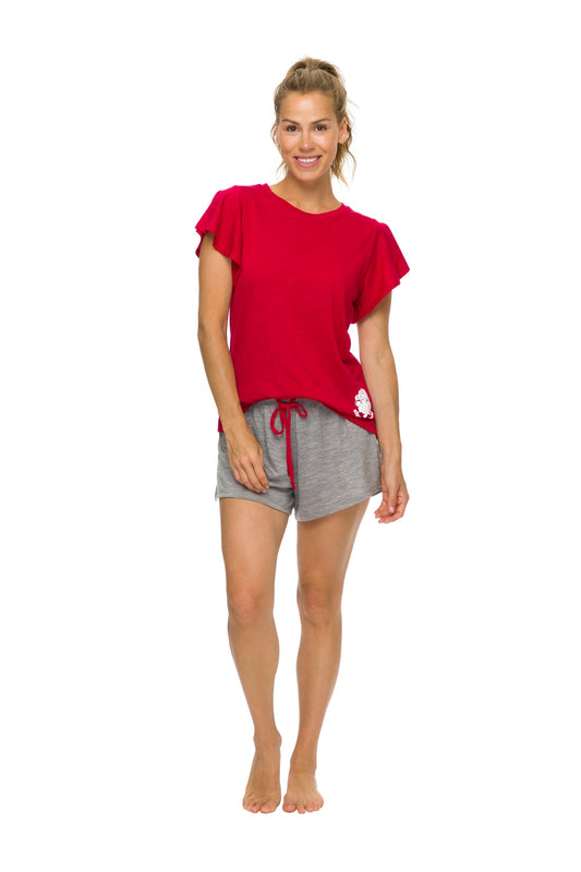 Women's Sleep Shorts | 100% Merino Wool Grey Marle SALE