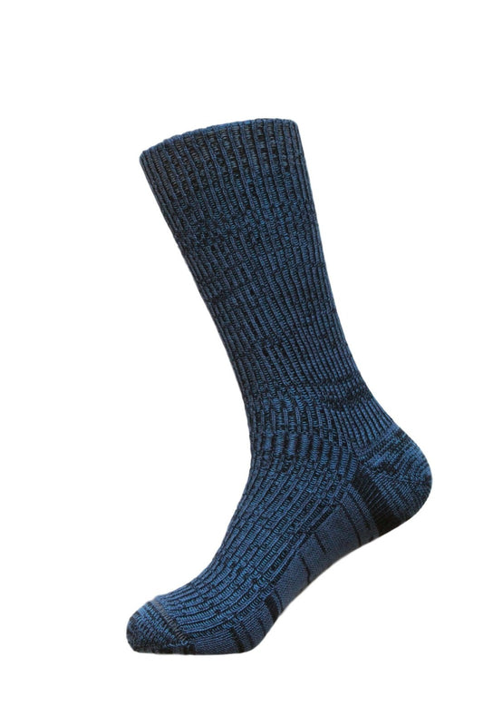Merino sock- Narrawa Blue Black